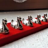 Knife rests, swan figurine