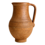 Stoneware carafe signed La Hulotte Caylus