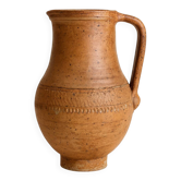 Stoneware carafe signed La Hulotte Caylus