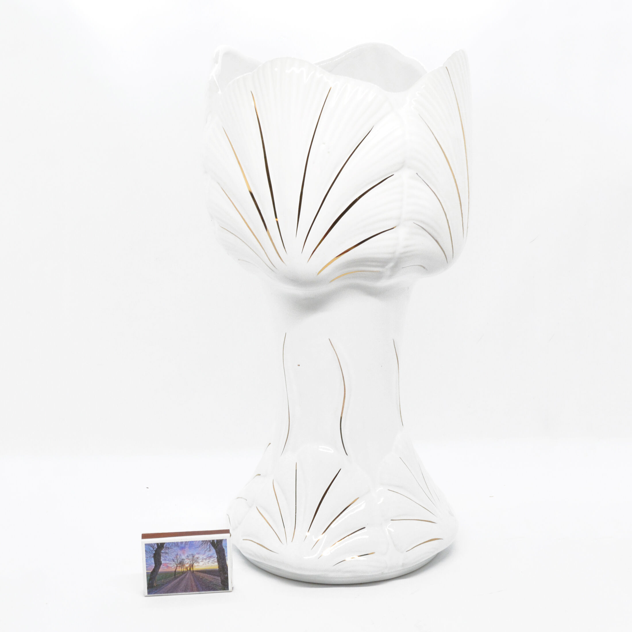 1970s porcelain vase or pot, Bogucice, Poland