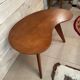Table basse haricot vintage année 50