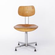 Egon Eiermann Swivel Chair for Wilde & Spieth, Bauhaus Desk Chair 1950s,