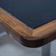 Bureau danois avec dessus en cuir
