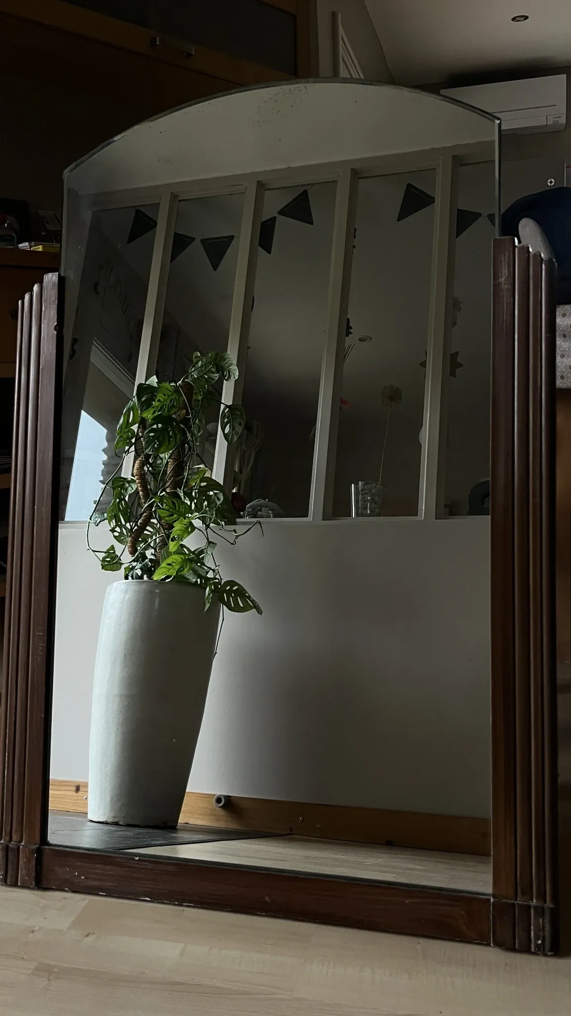 Antique Art Deco mirror
