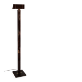 Metal and brass floor lamp, Relco Milano, 1970s.