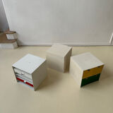 Set of 3 storage cubes Palaset by Ristomatti Ratia for Treston, 1970