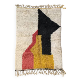 Tapis beni ouarin fait main traditionnelle taille 150 x 250 cm