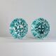 Pair of handpainted vintage plates by Gmunder Keramik Austria