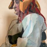 Tableau femme assise 1947