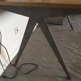 Jean Prouvé "compas" table from the 50's