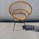 Sunburst Rattan Armchair