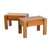 Paire de tables de chevet Regain