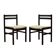 Set of two rosewood chairs, Danish design, 1970s, production: Denmark