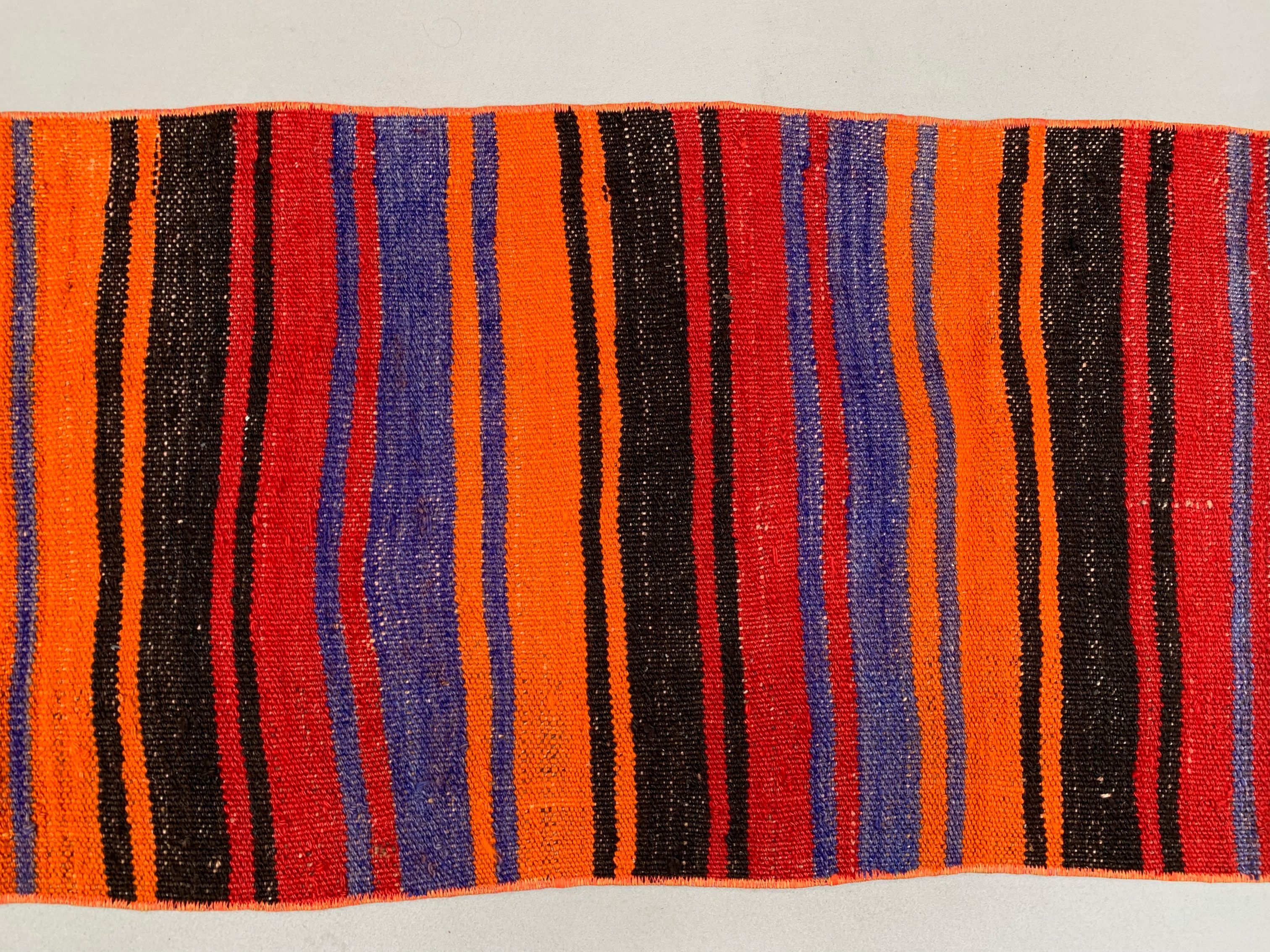 Old Turkish narrow Kilim Runner 272x51 cm shabby chic, vintage kelim