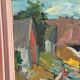 Original Swedish Oil on Panel – "Vid Knabäck, Skåne" by Carl-Axel Schwieler – Signed – Vintage & Framed – 59 × 50 cm (23.2" × 19.7")