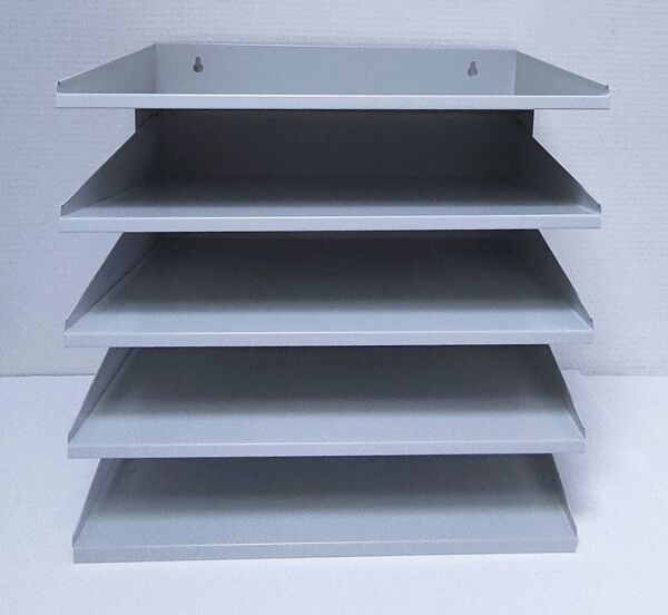 étagère industrielle métal laqué design années 90