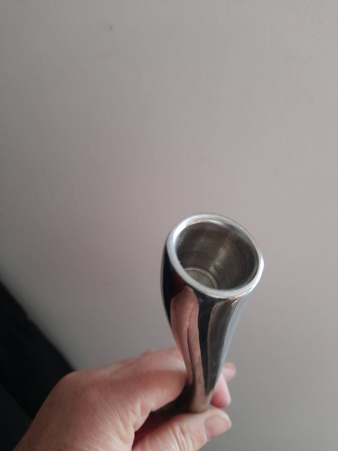 Pair of Danish candlesticks by Mencke & Vagnby Nuance