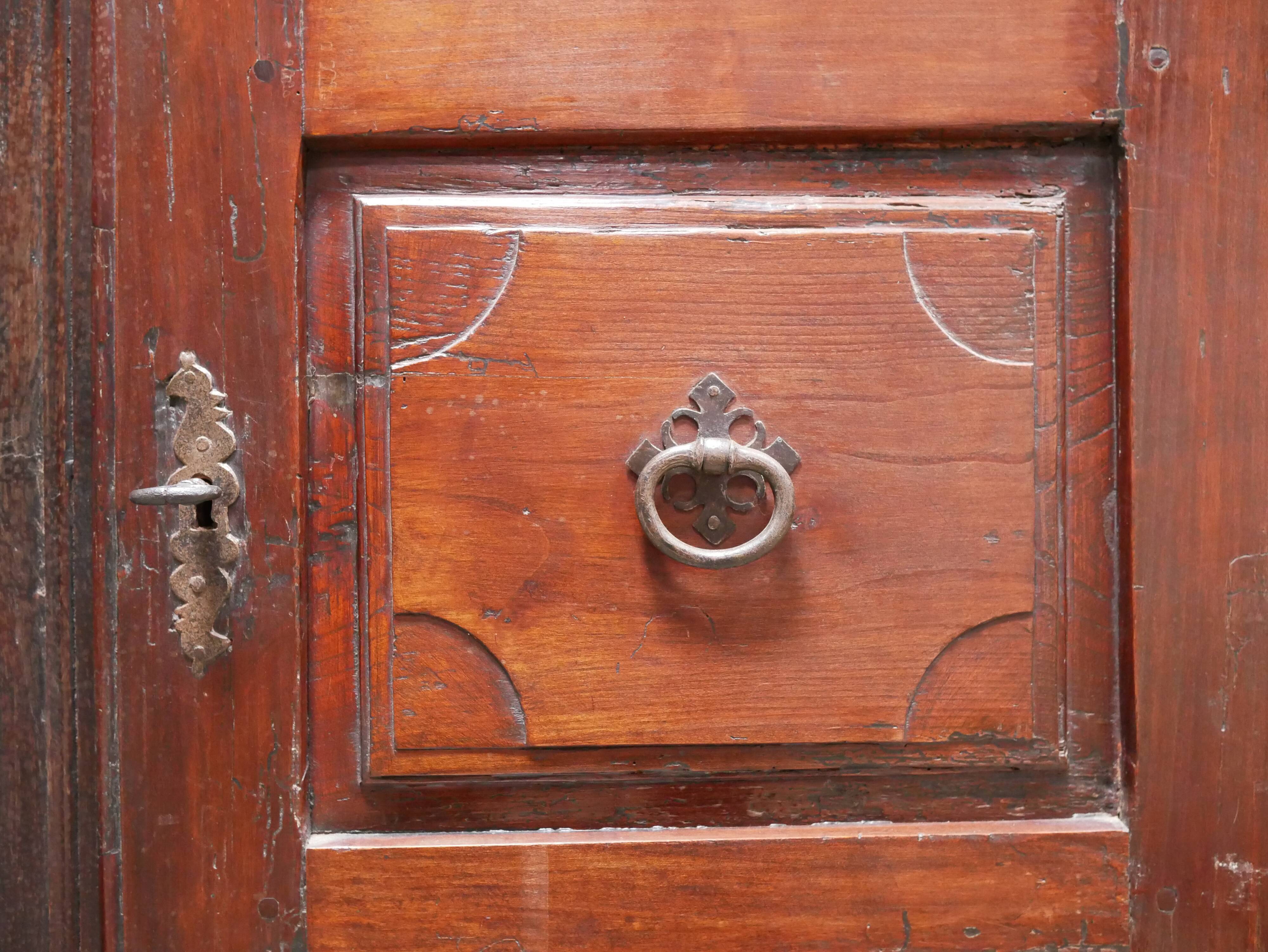 Antique wooden wardrobe