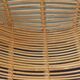 Mid century bamboo an iron pod chair, 1960s