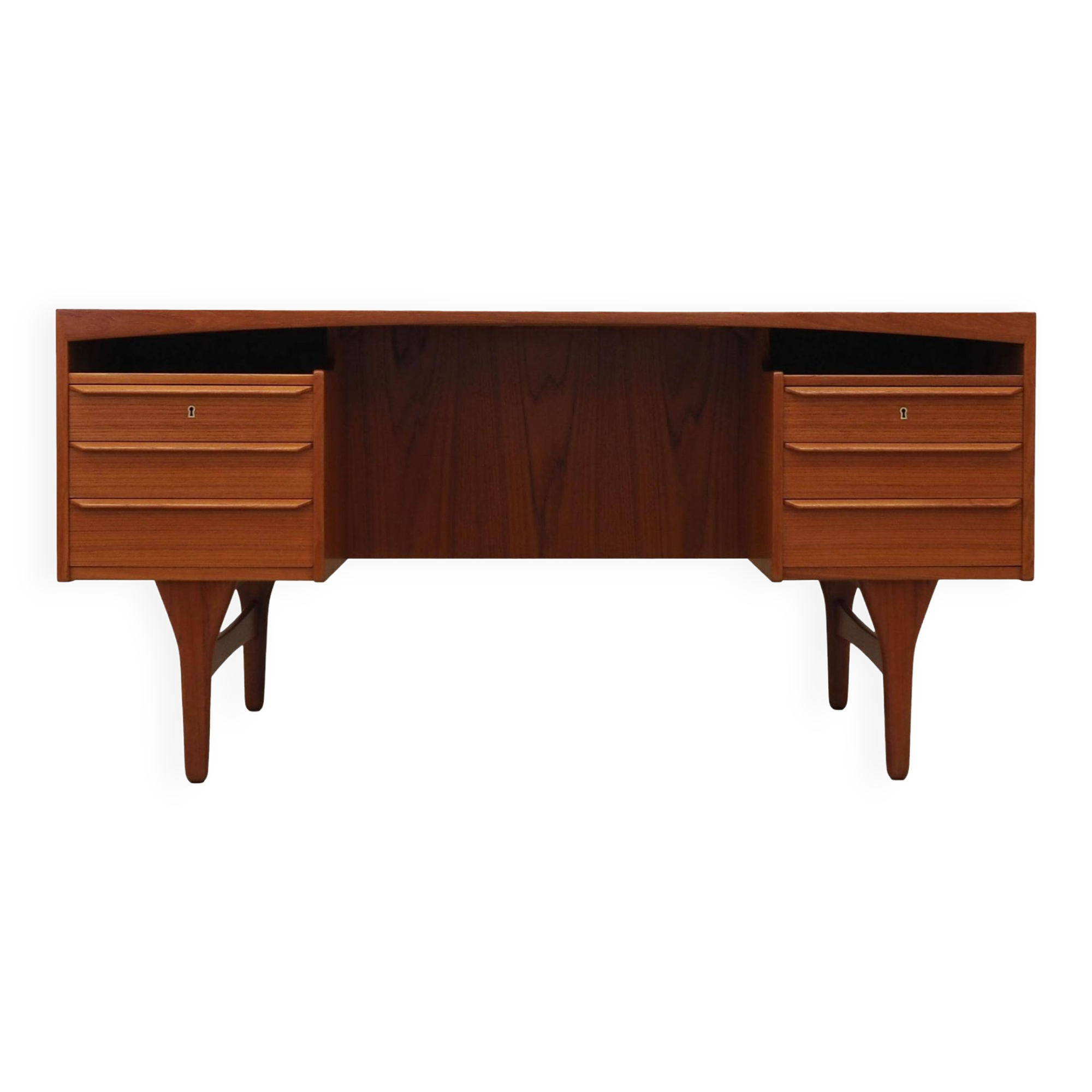 Teak desk, Danish design, 1960s, designer: Vald Mortensen, production: Odense