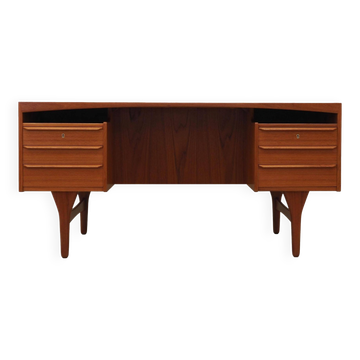 Teak desk, Danish design, 1960s, designer: Vald Mortensen, production: Odense