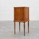 Art Deco nightstand in oak with turned legs, France 1920