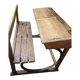 Double school desk with arches RPC Maque Marcel ROY 1920