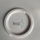 Longwy: large earthenware and enamel pie dishes in Japanese style