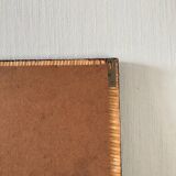 Rattan frame mirror