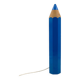 Pierre Sala, postmodern blue Pencil table lamp, Ed. Vilac France 1980s