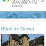 Impressionist painting signed oil on canvas hôtel vassal sarlat 19th c.