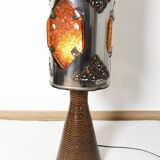 Brutalist ceramic lamp from Accolay