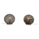 Pair of murano swirl glass table lamps, 1970s