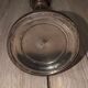 Antique Silver-Plated Metal Candlestick Vintage Torch 18th 19th Century