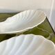 Antique porcelain cups scallops