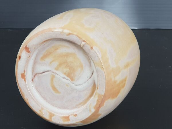 Vase soliflore en grès vintage