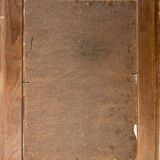 Table HSP "Treed village" signed R. Message + frame