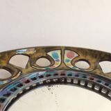 Ceramic mirror from the 1960s 32cm