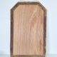 Miroir biseauté et mouluré beige