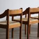 5 chaises Carimate par Vico Magistretti, Italie 1960