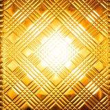 Old wall lamp in cast aluminum and squared glass