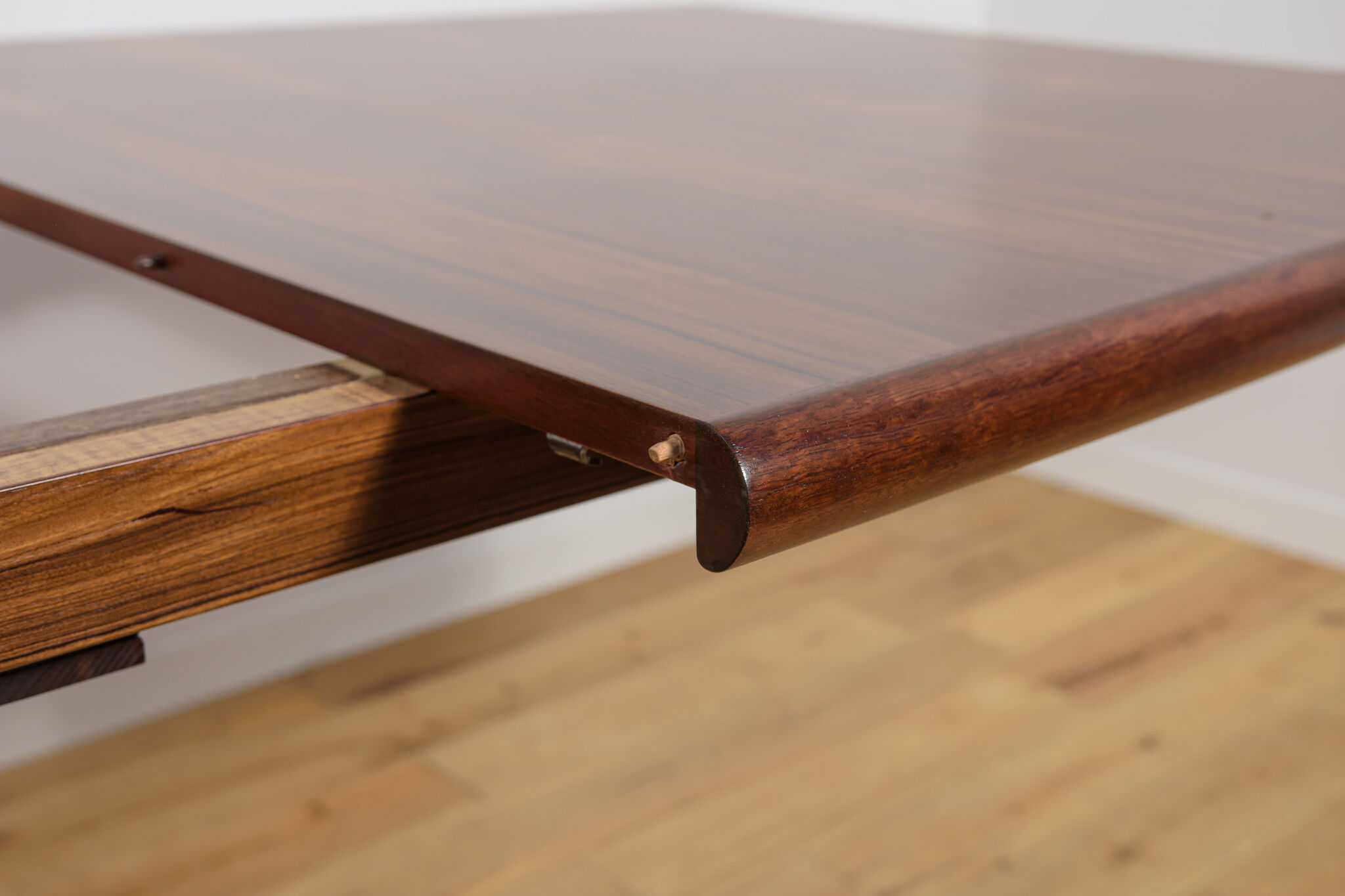 Table à manger extensible en palissandre de style mid-century moderne, Danemark, années 1960.