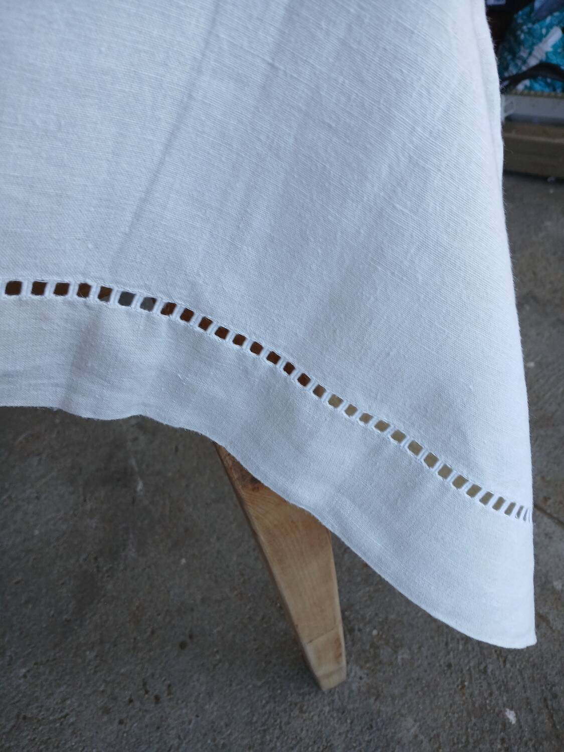 Antique flat sheet and 2 pillowcases set