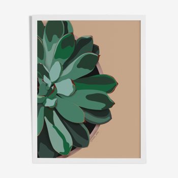 Illustration "Succulent #1" by Noums Atelier