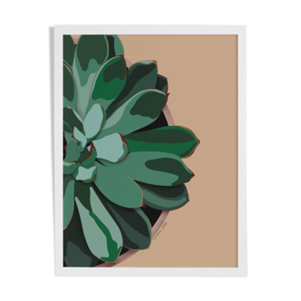 Illustration "Succulent #1" par Noums Atelier