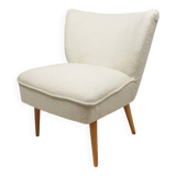 Vintage cocktail chair beige boucle expo 58