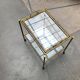 Bamboo imitation brass serving tray in Hollywood Regency style from the mid-century, 1960s.