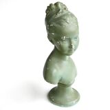 Buste de femme en plâtre, années 30