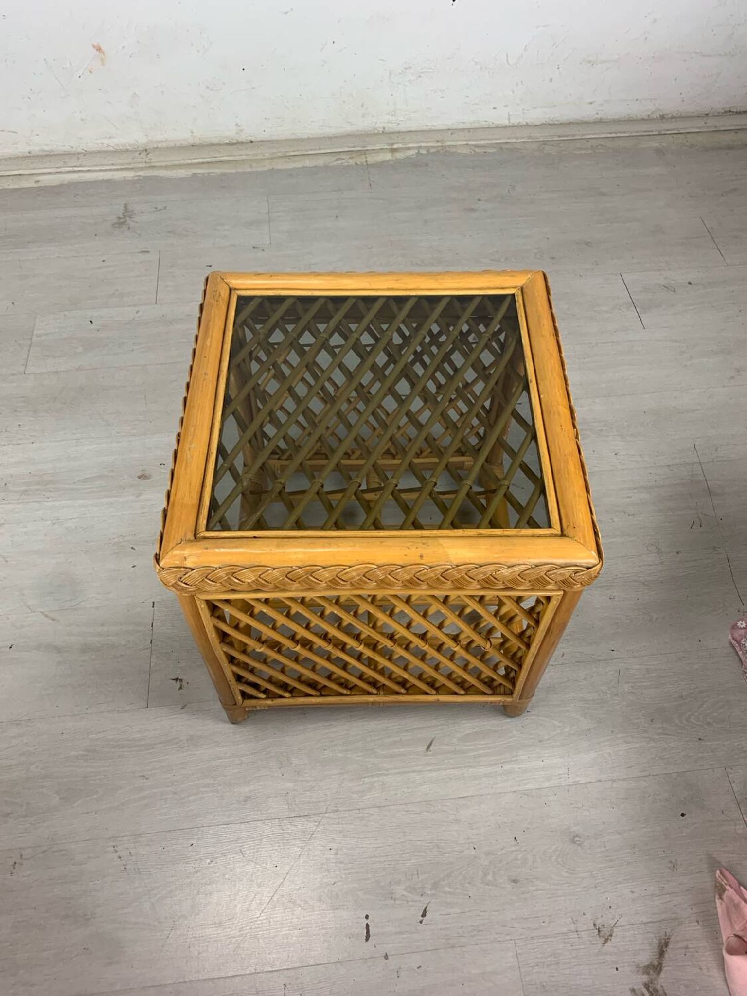 Rattan coffee table