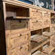 Early 20th century notary furniture in oak